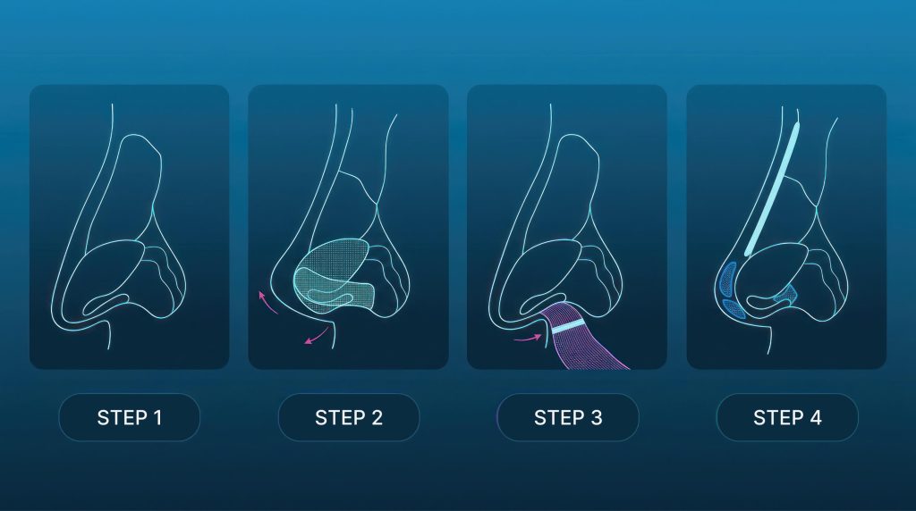 Arrowed Nasal Tip Surgeries
